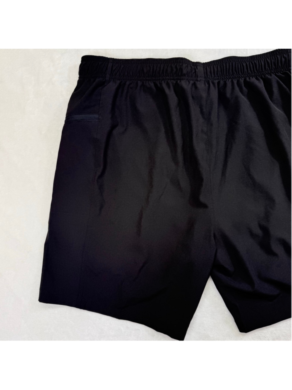 Men's Silkworld Black Athletic Shorts XL Polyester Spandex Blend - Picture 7 of 12